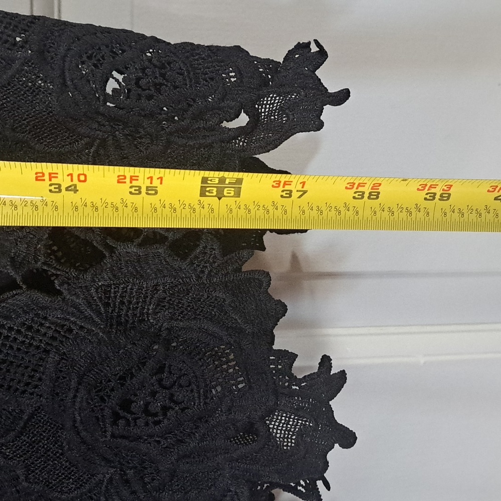 NWOT Lace Lulus A Fine Romance Black  Sheath Cocktail Dress Formal Slim Sexy - Picture 11 of 15
